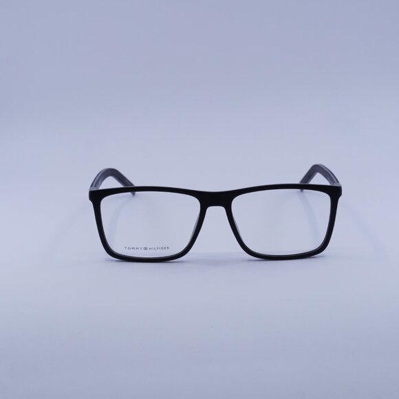 Tommy Hilfiger TH 1742 008A 00 Eyeglasses Black/Grey 52mm Rectangle Frame - Picture 3 of 9
